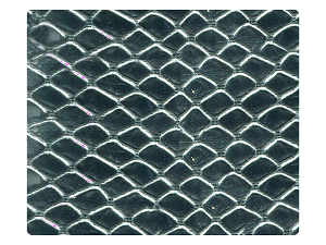 151 Snake Silver PU Fabric Swatch 