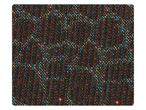 159 Glitter Blue Illusion Satin Fabric Swatch 