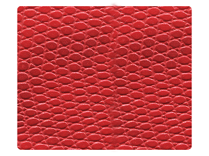 95 Snake Red PU Fabric Swatch 