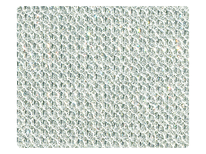 105 Glitter Silver Satin Fabric Swatch 