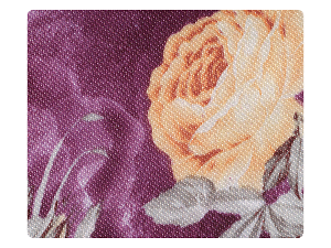 152 Purple_Champagne Flower Satin Fabric Swatch 
