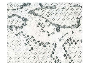 153 White Snake Velvet Fabric Swatch 