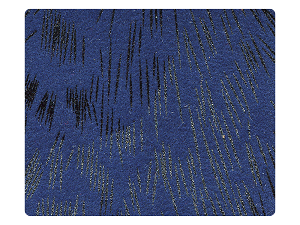 178 Pine Pattern Blue Velvet Fabric Swatch 