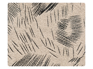 179 Pine Pattern Beige Velvet Fabric Swatch 