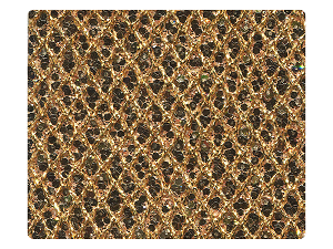 37 Gold Sparklenet Fabric Swatch 