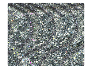 41 Silver Grey Wave Sparkle Fabric Swatch 