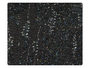 43 Lace Black Stardust Fabric Swatch 