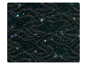 47 Black Knitted Sparkle Fabric Swatch 