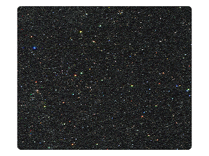 12 Black Stardust Fabric Swatch 
