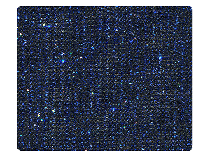 190 Glitter Dark Blue Satin Fabric Swatch 