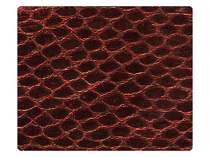 195 Snake Red Satin Fabric Swatch 