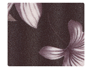 199 Black_Grey Flower Satin Fabric Swatch 